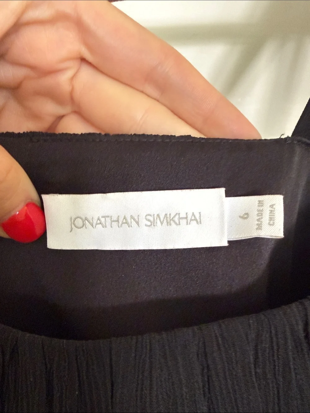 Worn Once - Jonathan Simkhai Annabelle Black Tiered Tulle Dress - Picture 2 of 4